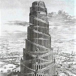 « Tour de Babel / Babel tower », Athanasius Kircher, 1679